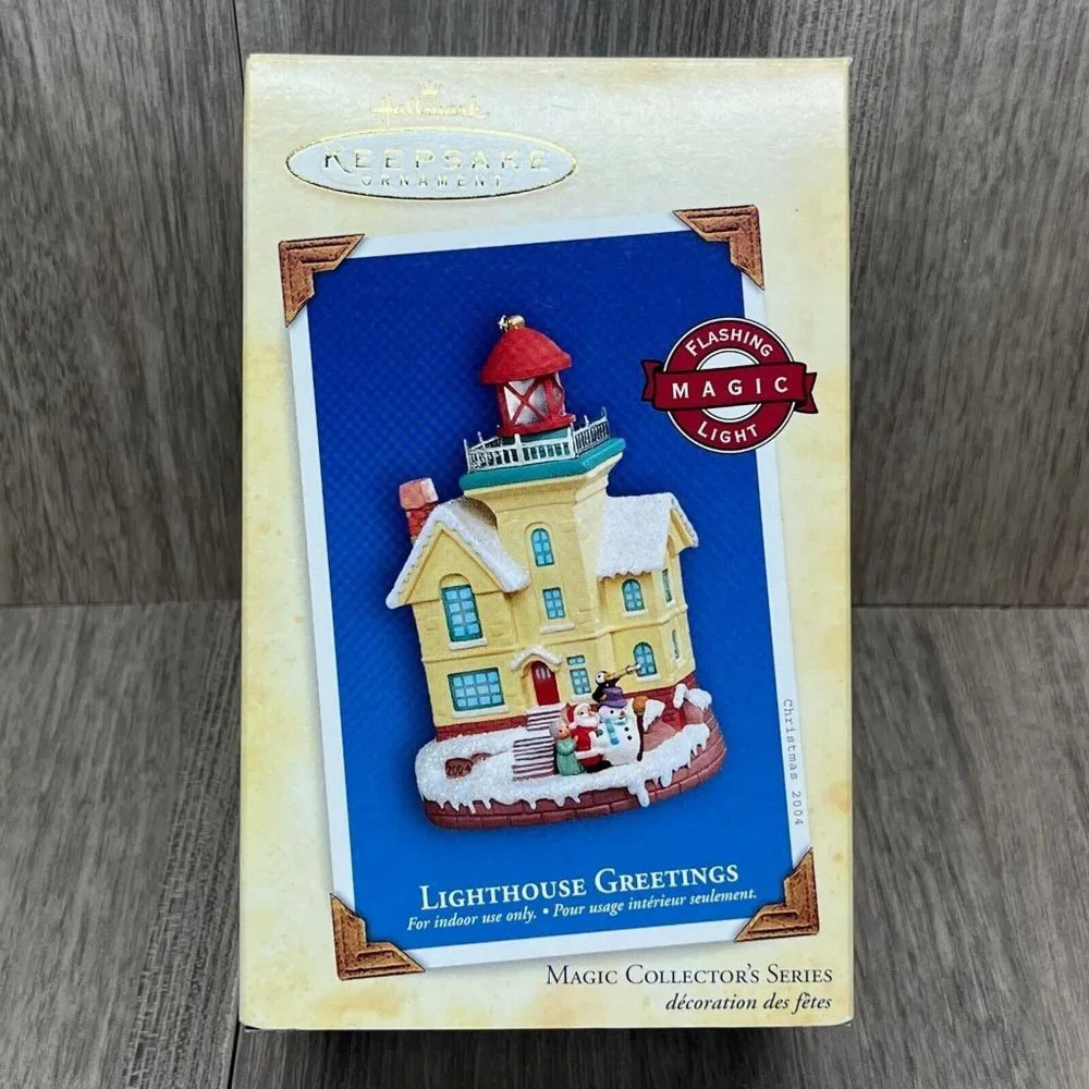 2004 Hallmark Keepsake Lighthouse Greetings Magic Collector's Series Ornament - Picture 6 of 10